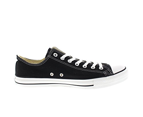 Converse Unisex Chuck Taylor All Star Low Top Sneaker Black Monochrome 10.5 Women/8.5 Men