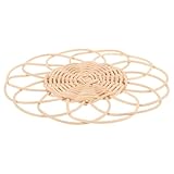Utilisation multifonctionnelle : convient non seulement aux tables basses et aux tables à manger, mais peut également servir pour les tasses à thé, les bols, etc., comme dessous de verre rustique ou sets de table