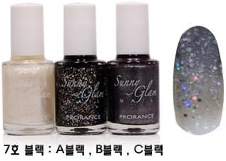 Prorance Sunny Glam Nail (Gradation Nails) #7 Black