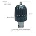 0.8-10mm Keyless Drill Chuck Quick Change Converter Conversion Tool with 1/2 Inch Socket Square Female Adapter for Air Impact Wrench 3/8-24UNF specifications