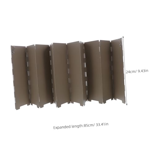 Pare-vent pour réchaud de camping pliable protection anti-vent cuisson