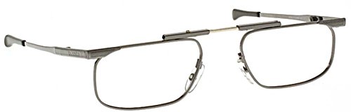 SlimFold Reading Glasses by Kanda of Japan Model 5 Color Gunmetal Strength +4.00