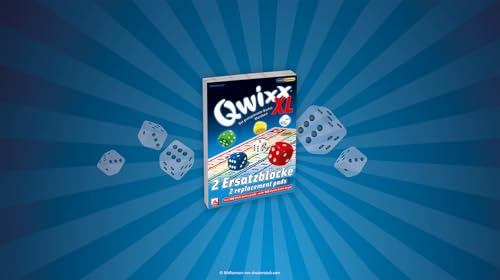 NSV - 4021 - QWIXX - XL - Ersatzblöcke 2er Set - Würfelspiel
