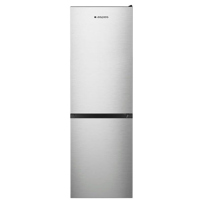 ASPES Frigorífico Combi AC185600FNFX Clase F No Frost 1.86x59.5 Acero Inoxidable Libre instalación