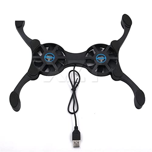 Base plegable para laptop con ventilador para 7-15 pulgadas miniatura 2