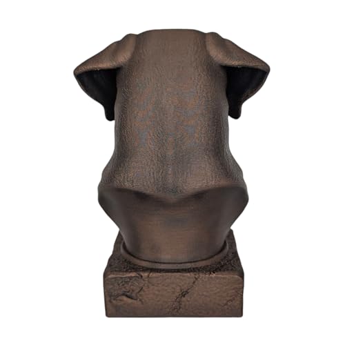 Estatua de Bronce de Perro Pointer Alemán 20 cm miniatura 2