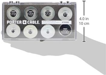PORTER-CABLE Router Template Guide, 9-Piece (42000)