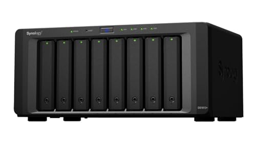 Synology DiskStation DS1813+ NAS-System bis 48TB (Dual Core 2,13GHz, 2GB DDR3 RAM, 2x USB3.0, 4x USB2.0, 2x eSATA)