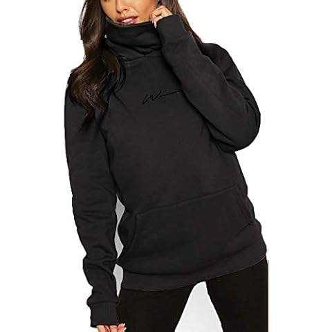 ELFIN Women's Long Sleeve Hooded Sweatshirt Cover