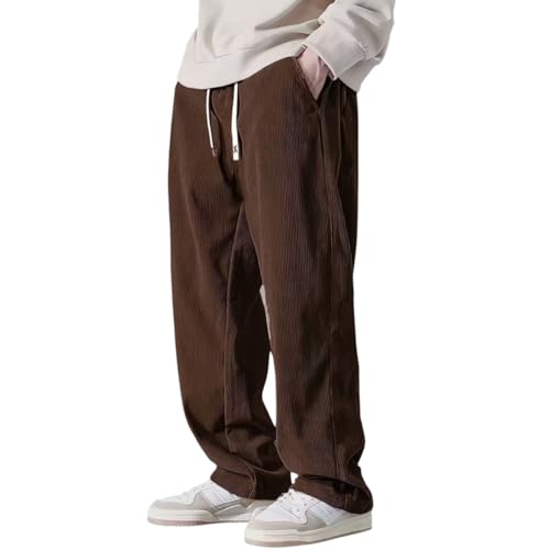 Image of Amazon Brand - INKAST Men Men's Corduroy Casual Trousers Pants