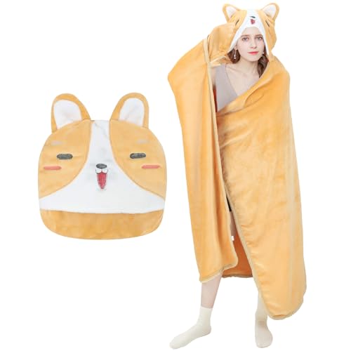 MSISILY Tragbare Decke, Flauschig Kuscheldecke Mit Ärmeln, Sherpa TV-Decke Geschenk Für Frauen Kinder, Sofadecke Fleecedecke Wohndecke Winterdecke…