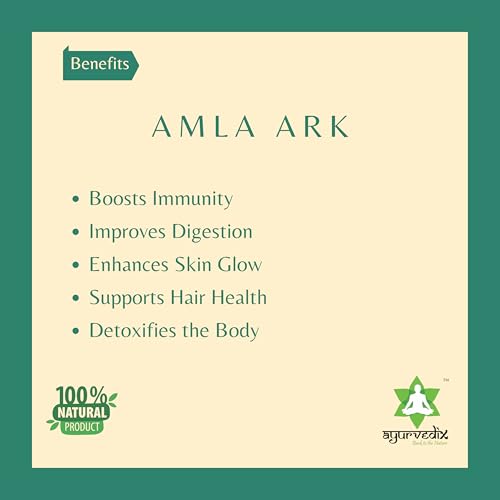 Image of Amla Ark 400 ml | 100% Pure Natural Amla Extract | Rich in Vitamin C | Supports Immunity, Digestion, Hair & Skin Health | Ayurvedic Herbal Tonic | Liquid Form | FSSAI Certified