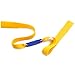 DZS Elec 12pcs Folding Yellow Flat Elastic Band 0.75mm Thickness Replacement Flat Rubber Bands for Slingshot Catapult
