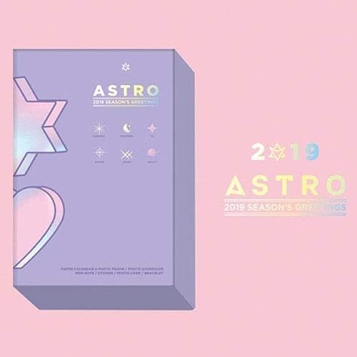 ASTRO 2019 SEASON'S GREETING SUNNY DAY Calendar+Note+Sticker+Card+Bracelet+etc+Tracking Number K-POP SEALED
