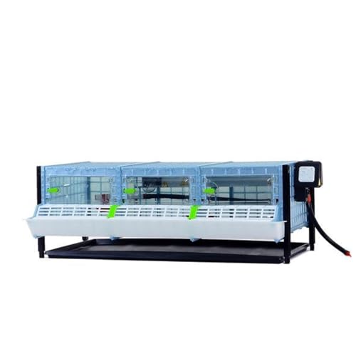 Hatching Time 9.5" Chick Brooders Stackable or 2-Section Options with Automatic Heating, Modular Design, Easy to Clean, Ideal for Quail, Pheasant, and Baby Chicks (Layer Addition)