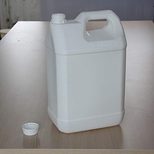ZHONGJIUYUAN 1PC (10 Liter) Hedpak Container Plastic Carboy Hedpak Jug with Cap, Natural