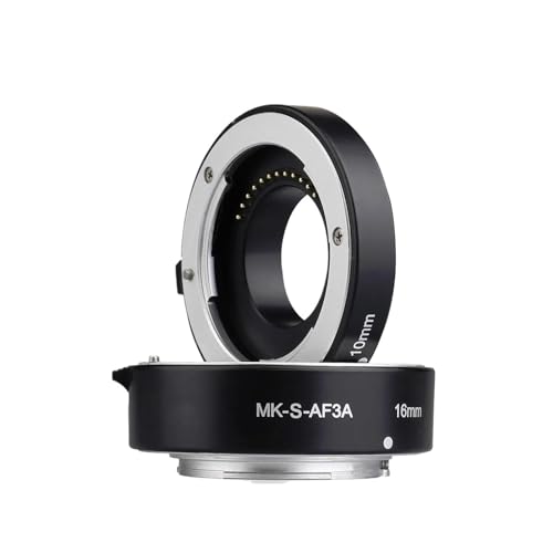 �����Y�ł��F �݊���������܂�Sony a7r3 a9 A7s2 E�}�E���g�Ή� MK-S-AF3A �I�[�g�t�H�[�J�X �}�N���G�N�X�e���V�����`���[�u�Z�b�g