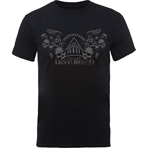 Image of Disturbed Beware The Vultures Official Tee T-Shirt Mens Unisex (Large) Black