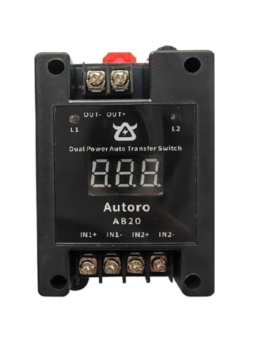 Commutateur de transfert automatique 30V 20A avec affichage