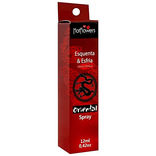 ORIENTAL SPRAY 12ML HOT FLOWERS - ESQUENTA E ESFRIA - SEXTOYONLINE