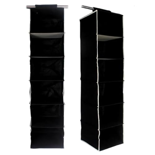 Image of bkr Hanging 6-Shelf Closet Cloth Organizer (Pack of 4)