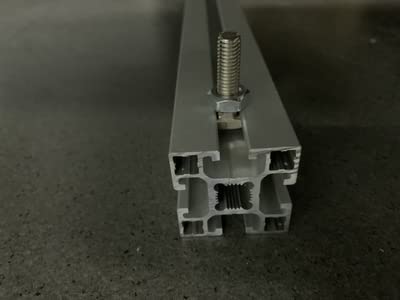 Image of MroMax M6-1x20mm T Slot Bolts Carbon Steel Drop-in Stud Sliding Screw Bolt Metric Hammer Head Bolt for 30 Series Aluminum Extrusions Silver 20Pcs