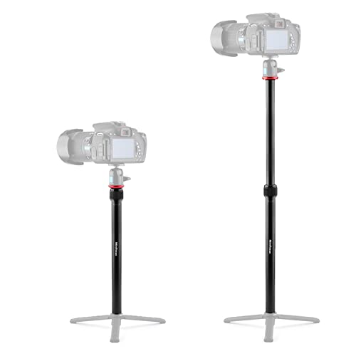 2 Section Tripod Center Column MINIFOCUS All Aluminum 13.2 to 23.4 inch Adjustable Telescopic Tripod Extender Extension Tube Tripod Stick Rod for Tripod Monopod Gimbal DSLR Mirrorless Camera