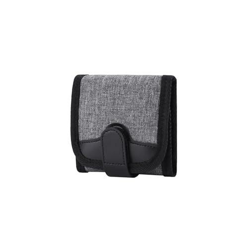 ZLiT Lens Filter Pouch Case,3 Pockets Lens Camera Filter Bags Carrying Case for UV CPL ND Filters Diameter Up to 72mm (Grey)