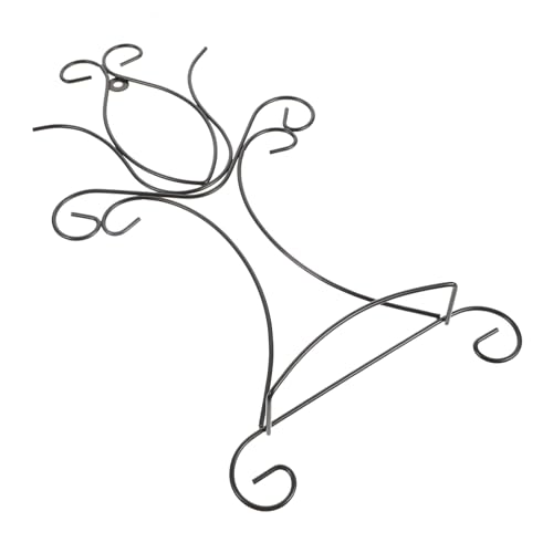 GRIRIW Art Display Rack Iron Plate Holder Stand Wall-mounted Multi-use Display for Artwork Home Decor