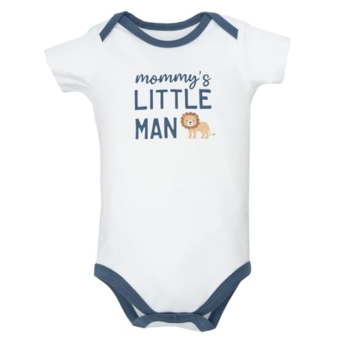 Image of Hudson Baby Unisex Baby Cotton Bodysuits 5-pack