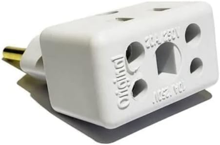 Transforme Suas Tomadas com o Kit 03 Adaptadores Tomada T Bob Benjamin 10A/20A Bivolt 250v Adapte su