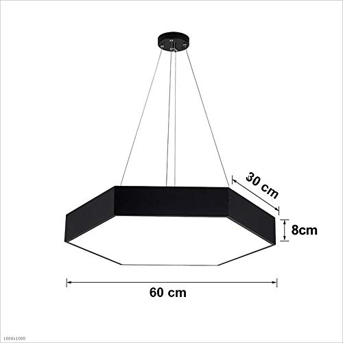 Lustre hexagone moderne pour bureau chic et studio de création