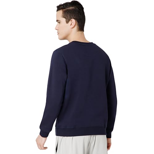 Image of BODYACTIVE Men Full Sleeve Solid Sweatshirt