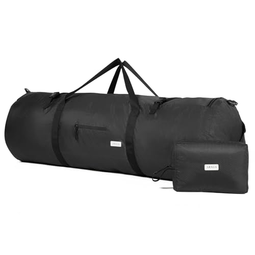 Arxus Bolsas de Deporte Grande 90L 50L 30L Hombre y Mujer Bolsa de Viaje Plegable para Fin de Semana Deportiva Gimnasio Bate de Béisbol con Bandolera, Almacenamiento de Tienda Camping