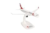 Herpa model Snap-Fit samolotu CSA Czech Airlines Airbus A220-300, miniatura w skali 1:200, model kolekcjonerski, model z podstawką, tworzywo sztuczne