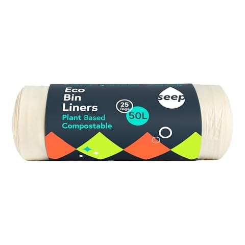 SEEP 50 Litre Compostable Bin Bags Cover