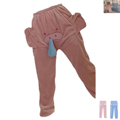 Elephant Trunk Pajama Pants Men, Unisex Adult Men's Funny Elephant Nose Pajama Bottoms
