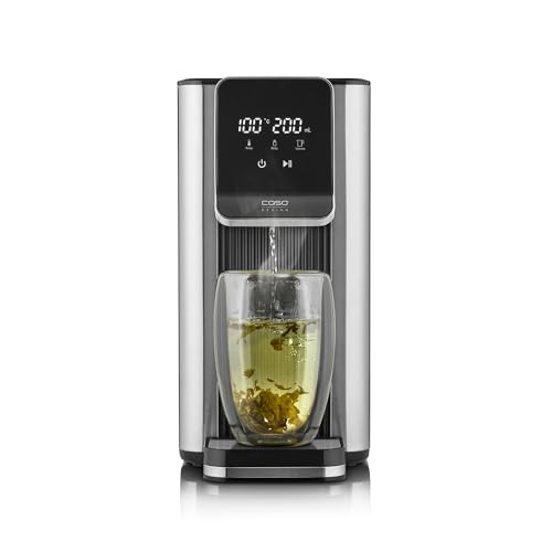 CASO Design Hot 6 Advanced Turbo Hot Water Dispenser Water Heater with 13 Temperatures 40-100C 2.5L Tank Hot Water in Seconds One Cup Kettle Alternative Water Filter Included