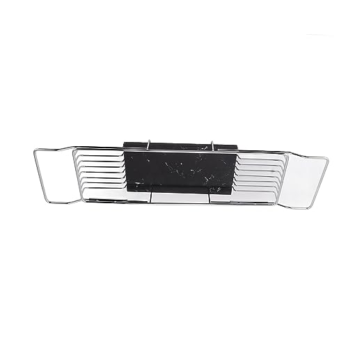 Bandeja extensible para bañera, diseño elegante para baños relajantes, sostiene libros, bebidas y accesorios, para amantes del spa, ajustable e impermeable