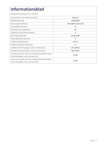SIEM Unterbauhaube LU93LCC20 iQ300 D wh