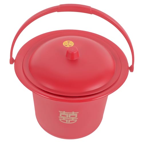 Didiseaon Pp Wedding Night Urine Pot Portable Adult Spittoon Non-Slip Bottom Large Capacity for Comfort