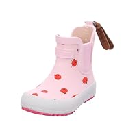 Bisgaard Unisex Kid's Baby Rubber Rain Boot, Cute Lady Bug, 21 EU