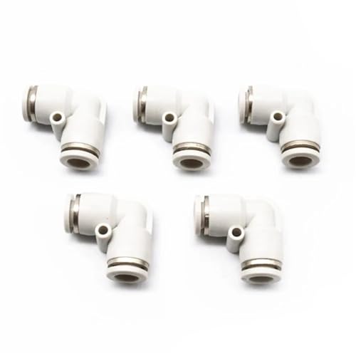 Codo neumático de 4 mm accesorio de unión rápida de plástico para manguera de aire DASEB 3
