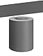 VisitRyl Tapetenbordüre selbstklebend PVC Sockelleiste Dekorative Bordüre Selbstklebende Home Bordüre Küche Tapetenbordüre selbstklebend für Badezimmer Wohnzimmer Dunkelgrau mattiert 5cm X 500cm