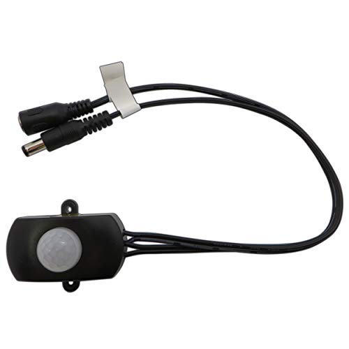 PB-Versand® LED IR Motion Sensor 12 V DC Motion Sensor PIR Sensor for LED Strips / Bulbs 12 V 4 A (with Hollow Plugs) - Image 3