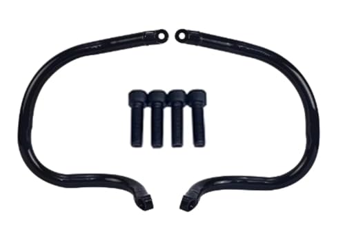 Schutz Autobahn Crash Bar Für Indian Chief Dark Horse Bobber 2022-2024 Chrom Und Schwarz Motorrad Front Motorschutzbügel Highway Crash Bar(Black)