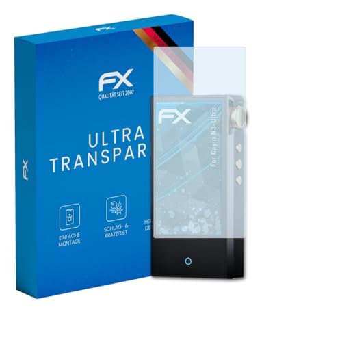 atFoliX Screen Protection Film compatible with Cayin N3-Ultra Screen Protector, ultra-clear FX Protective Film (3X)