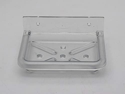 Image of RAB ABS Plastic Organizer | Single Soap Dish | Space Saving Wall Mounted Bathroom Utility Holder (Code:- U-309 Soap Dish Single, Pack of 1 Piece)