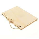 LOORGVEL Rustikales Hochzeitsgelübde Notizbuch Satz mit Kraftpapier 2 Satz Je 2 Bögen Juteschnur Dekoration und Erinnerung für Verlobung und Hochzeitstag