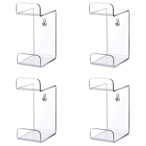 JSDNGURK 4X ユニバーサルゲームコントローラーホルダー、壁掛けヘッドセットスタンドハンガー、省スペースゲームパッドホルダー壁掛け、 用